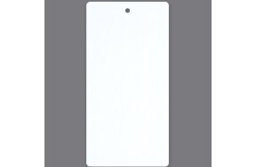PRICE TAGS WHITE GLOSS 40x120mm